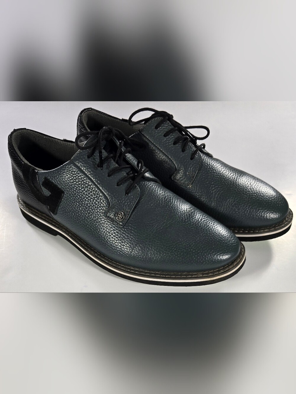 G/FORE Gallivanter Pebble Leather Two Tone Charcoal Golf Shoes Men’s 12.5 GFore
